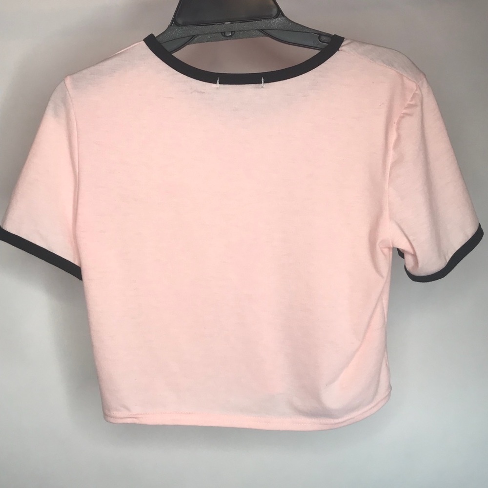 Pink Alien Crop Top - image 2